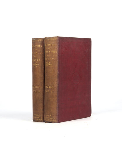 First edition of Researches in the Highlands of Turkey by Henry Tozer, scarce to find in such an unopened and unread state.