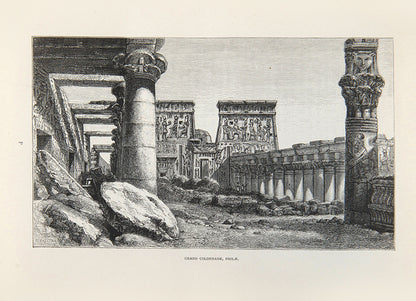 Revised second edition of A Thousand Miles Up the Nile by Amelia Edwards, a fine copy of one of the first general surveys of Egypt's ruins.
