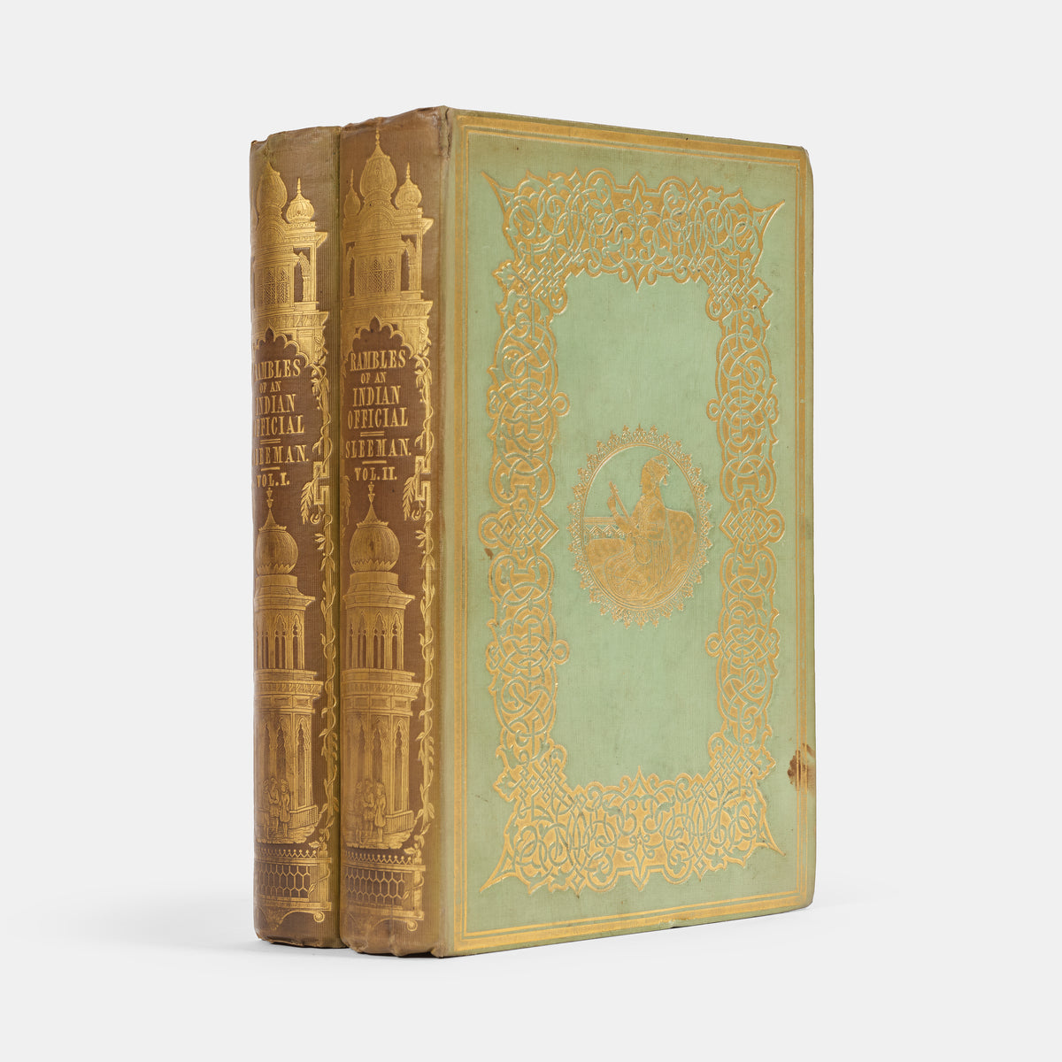 First edition of Rambles and Recollections of an Indian official by William Henry Sleeman, ncludes observations on Hindu social and religious rituals, crops, legends, witchcraft, etc. 