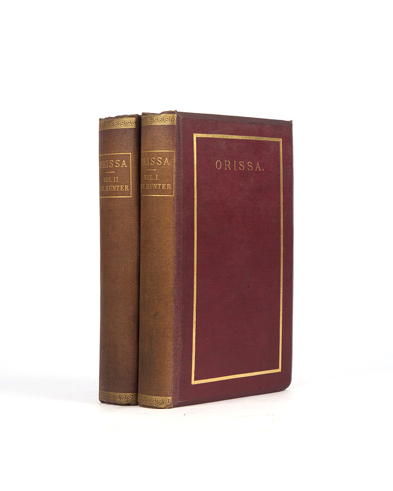 First edition of William Wilson Hunter's survey of Orissa (Odisha), a scarce fine copy written by one of the great compilers of India.