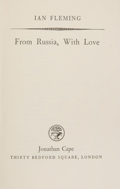 From Russian with Love, considered the best of Ian Fleming's James Bond titles;  <br />a contemporary review described  it as the tautest, most exciting and most brilliant tale