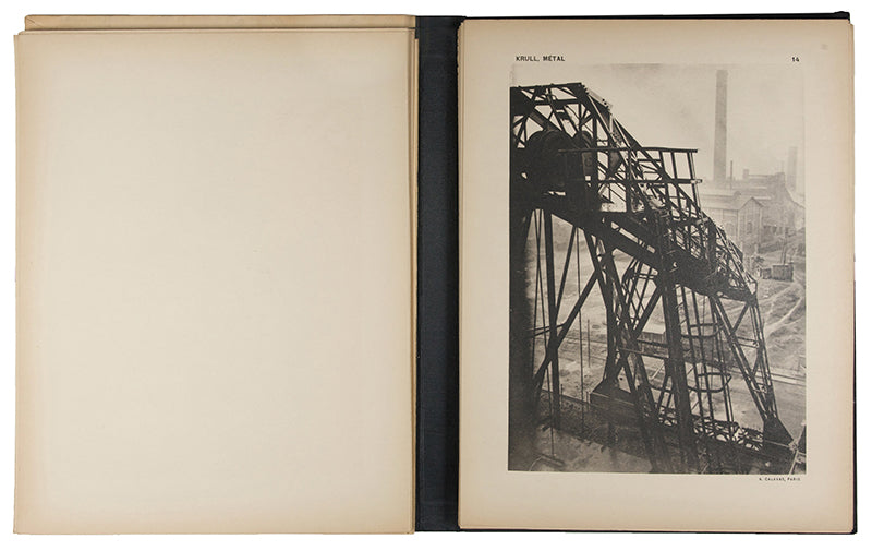 A superior copy of Germaine Krull's Metal, one of the landmark twentieth-century photography books.