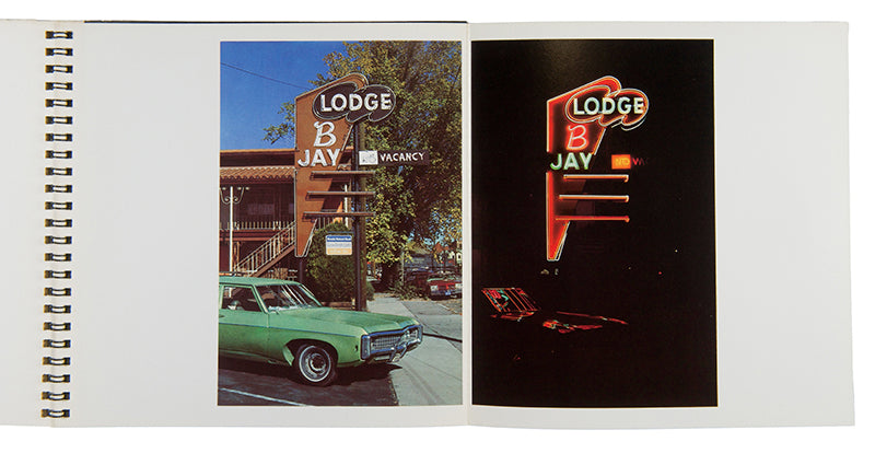 In the mid-1970s, Toon Michiels, a Dutch graphic designer and photographer, made a series of road trips across the United States, during which he became increasingly drawn to the neon signs outside motels and restaurants along the highways. 