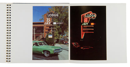 In the mid-1970s, Toon Michiels, a Dutch graphic designer and photographer, made a series of road trips across the United States, during which he became increasingly drawn to the neon signs outside motels and restaurants along the highways. 