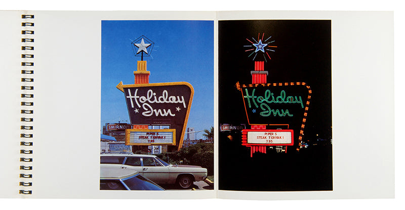 In the mid-1970s, Toon Michiels, a Dutch graphic designer and photographer, made a series of road trips across the United States, during which he became increasingly drawn to the neon signs outside motels and restaurants along the highways. 