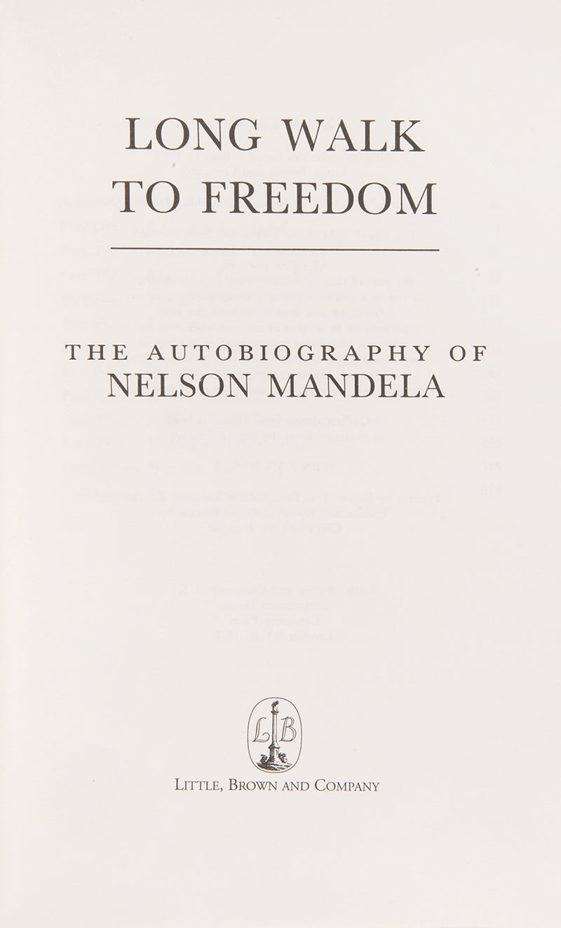 A limited, first UK edition of probably the most important autobiography of the late 20th century, from the legendary Nelson Mandela. Signed by the author.