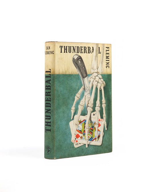 Thunderball, a near fine copy of the ninth James Bond book by Ian Fleming, this is a 1st edition, first issue with a near fine dust jacket 