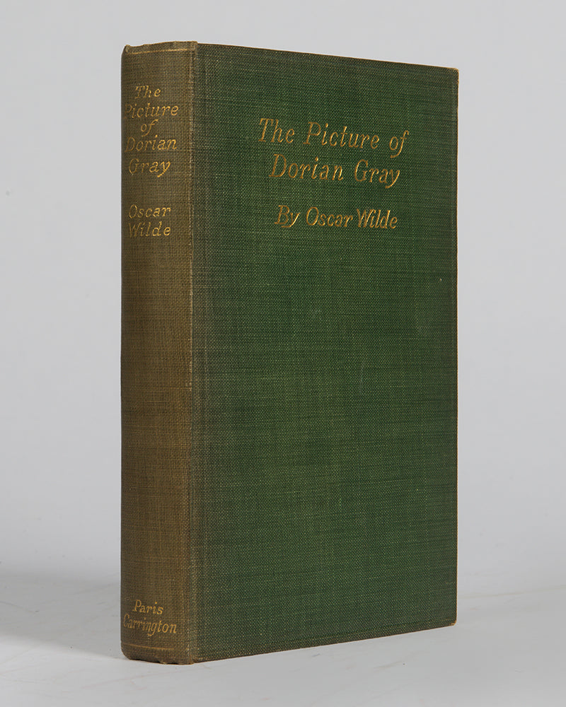 An early edition of Oscar Wilde's fames novel, The Picture of Dorian Gray.