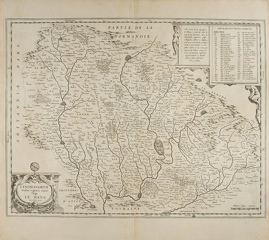 Cenomanorum Galliae regionis typus: vulgo Le Mans.