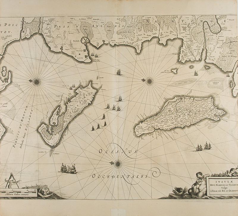 Insulae divi Martini et Uliarus, vulgo L'Isle de Re et Oleron.