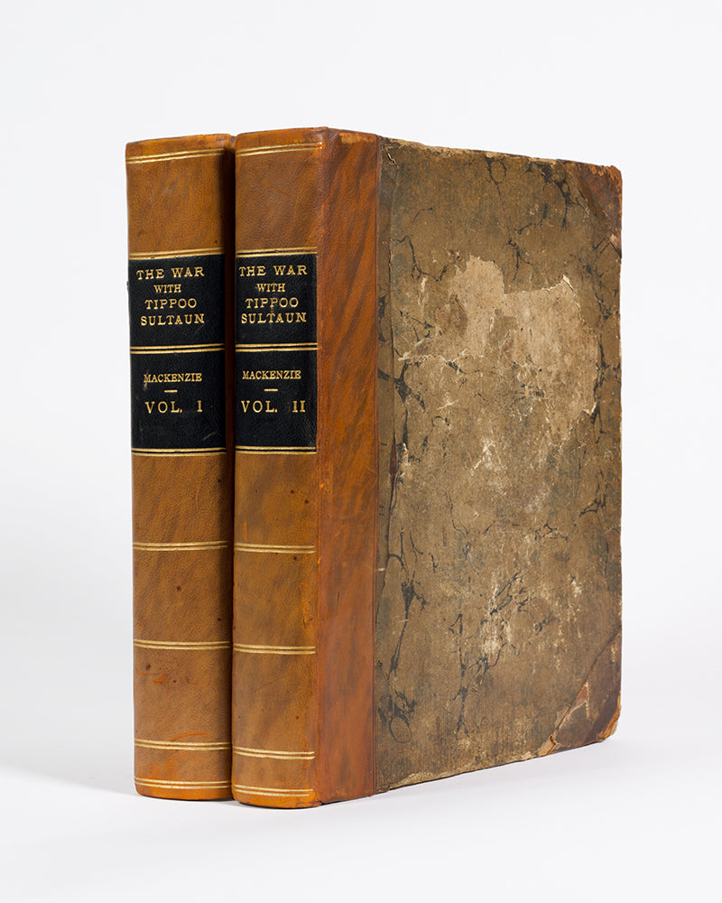 First edition of Roderick Mackenzie's A Sketch of the War with Tippoo Sultaun, the first Indian printed account of the Third Anglo-Mysore War, and the first printed eye-witness account alongside that of the much shorter and more common Dirom.