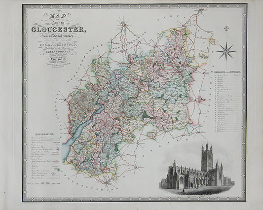 Map of the County of Gloucester,