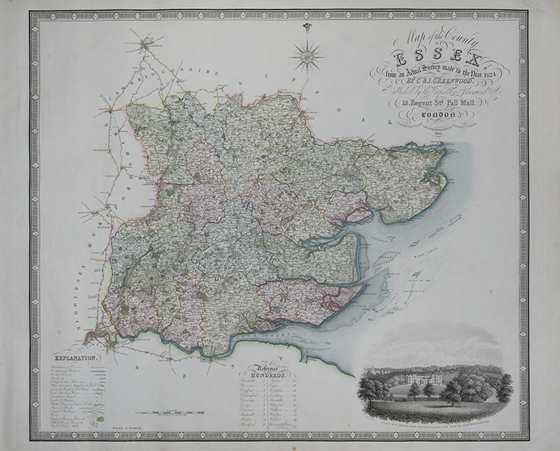 Map of the County of Essex,