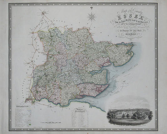 Map of the County of Essex,