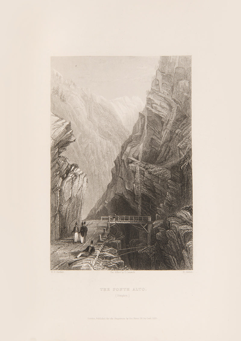 First edition of William Beattie's Switzerland, a classic illustrative work of Switzerland with over 100 engravings.