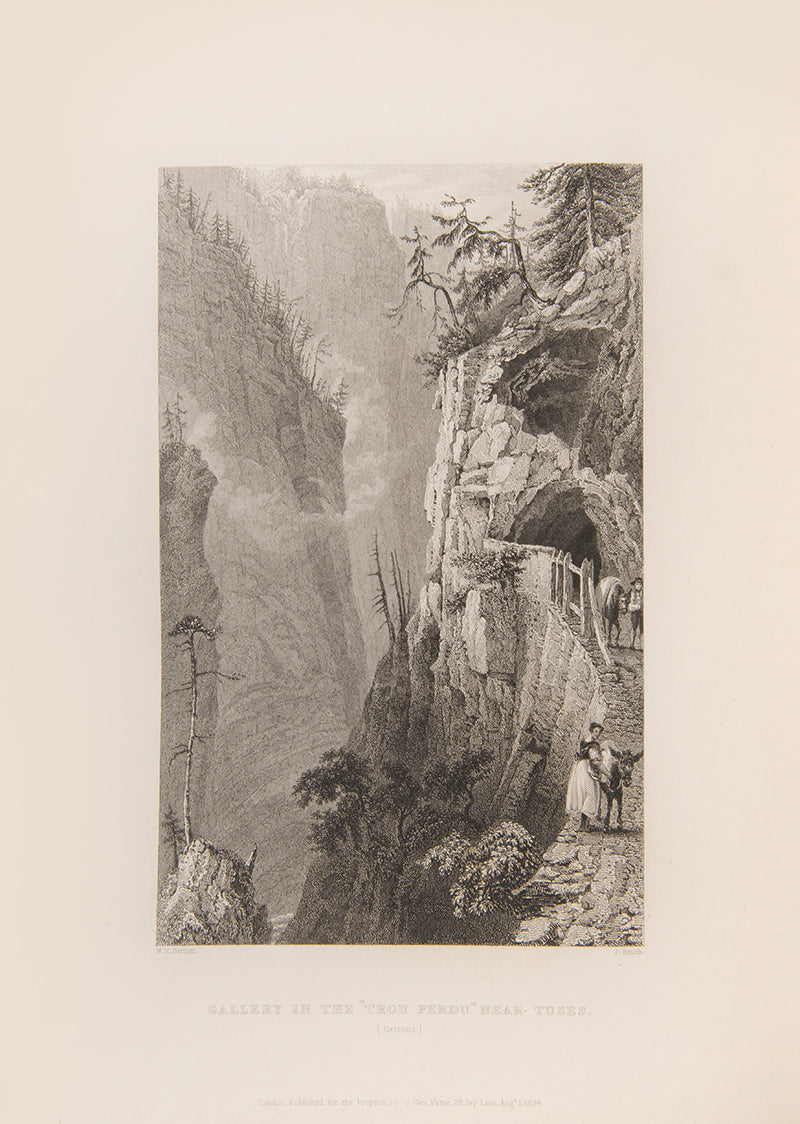 First edition of William Beattie's Switzerland, a classic illustrative work of Switzerland with over 100 engravings.