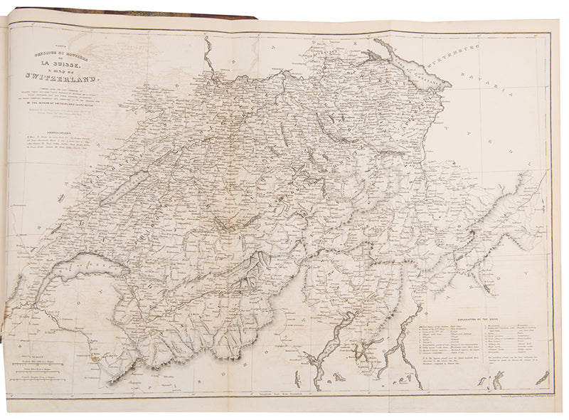 First edition of William Beattie's Switzerland, a classic illustrative work of Switzerland with over 100 engravings.