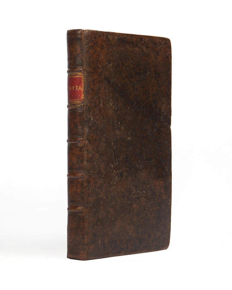 A strong impression in contemporary mottled calf of the first edition of Gilbert Burnet's English-langauge translation of Thomas More's Utopia