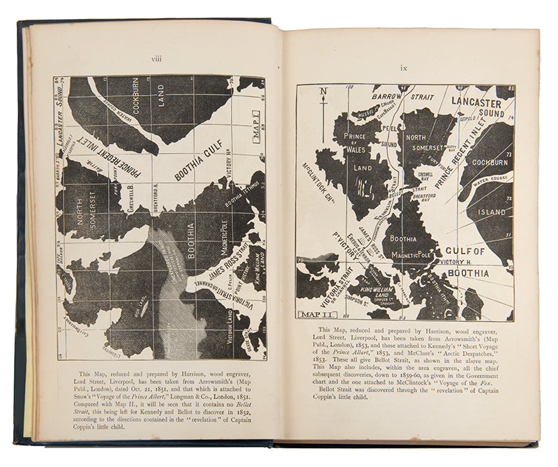 First edition of this scarce book by J. Henry Skewes, Sir John Franklin, recounting the events of Franklin's disappearance.
