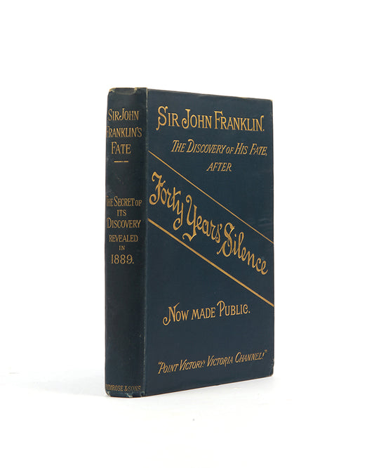 First edition of this scarce book by J. Henry Skewes, Sir John Franklin, recounting the events of Franklin's disappearance.