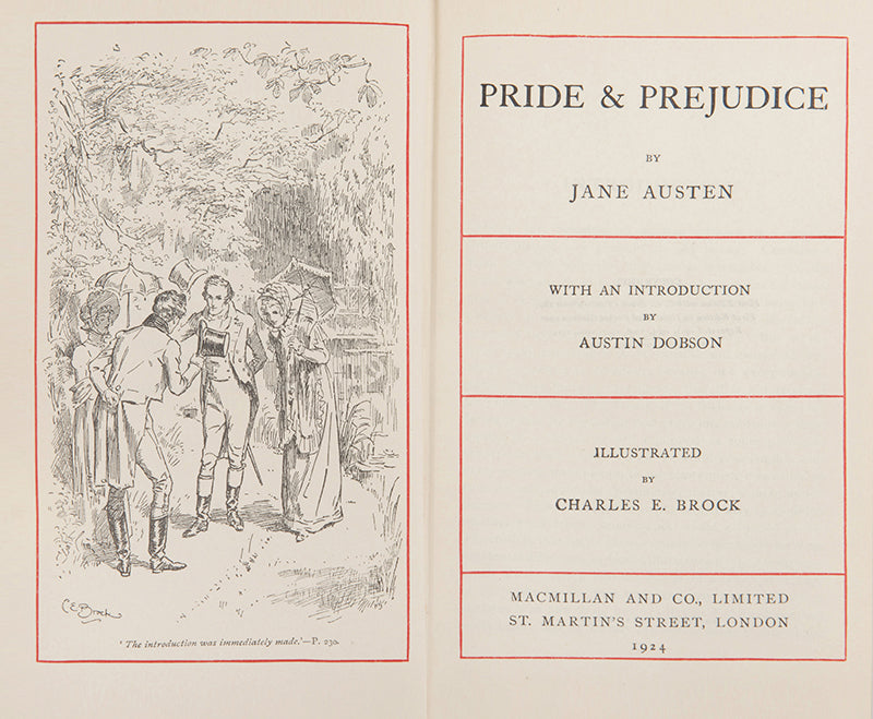 An attractive set of Jane Austen's novels.