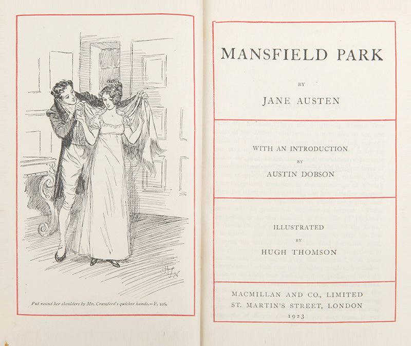 An attractive set of Jane Austen's novels.