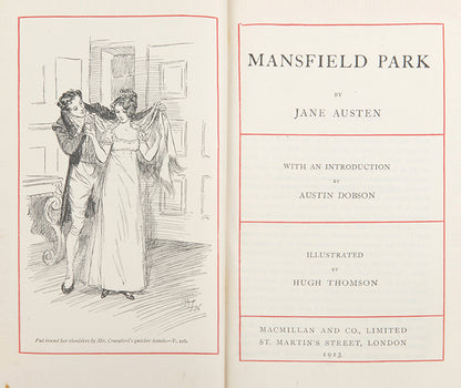 An attractive set of Jane Austen's novels.