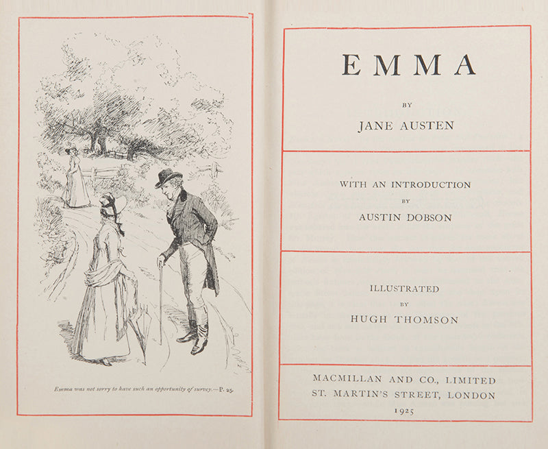 An attractive set of Jane Austen's novels.