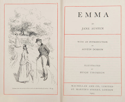 An attractive set of Jane Austen's novels.