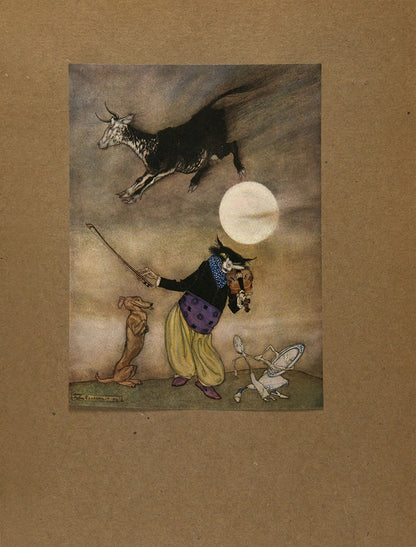 A beautifully illustrated edition of Charles Perrault's Mother Goose Old Nursery Rhymes, illustrated and signed by Arthur Rackham, the deluxe issue with 13 colour illustrations