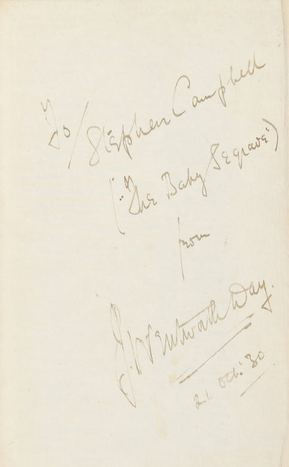 A first edition copy of Sir Henry Segrave's biography, signed by both the authors. 