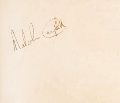 A first edition copy of Sir Henry Segrave's biography, signed by both the authors. 