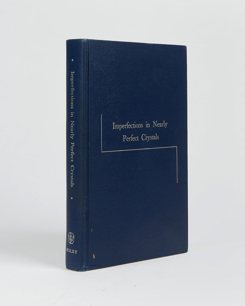 First edition of Imperfections in Nearly Perfect Crystals, a significant publication on semiconductors edited by William Shockley, one of the developers of the transistor.