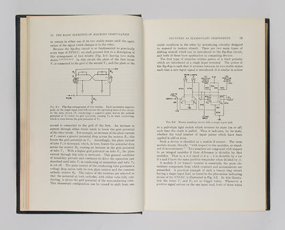 First edition of the first book on how to build a computer, High-Speed Computing Devices by C.B. Tompkins of Engineering Research Associates.