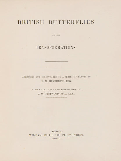 British Butterflies and Their Transformations.