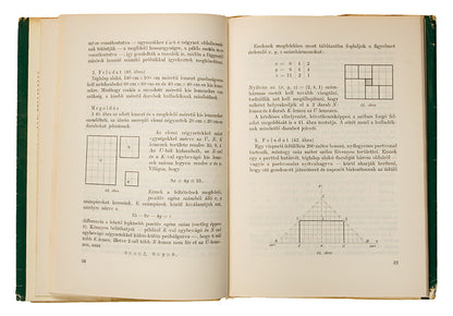 First edition of rare title Szemléletes Geometria (Visual Geometry) by prominent Hungarian mathematician Ferenc Kárteszi.