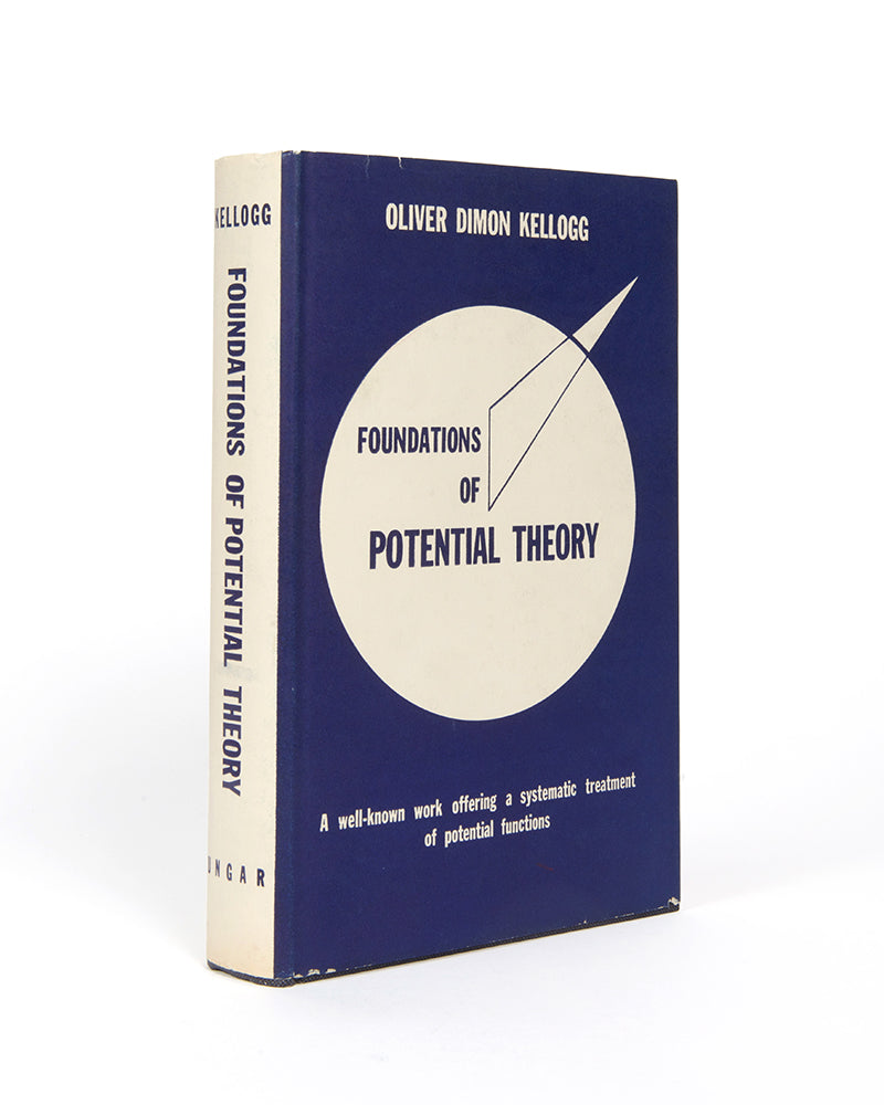 Fourth printing, an exceptional copy of Foundations of Potential Theory by Oliver Dimon Kellog, in a beautiful example of the dust jacket.
