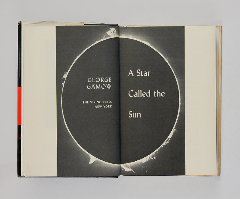 First edition of astrophysicist George Gamow's A Star Called the Sun, published in 1964.