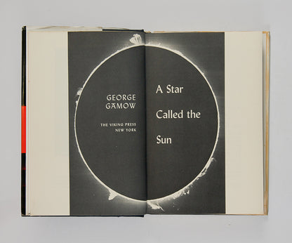 First edition of astrophysicist George Gamow's A Star Called the Sun, published in 1964.