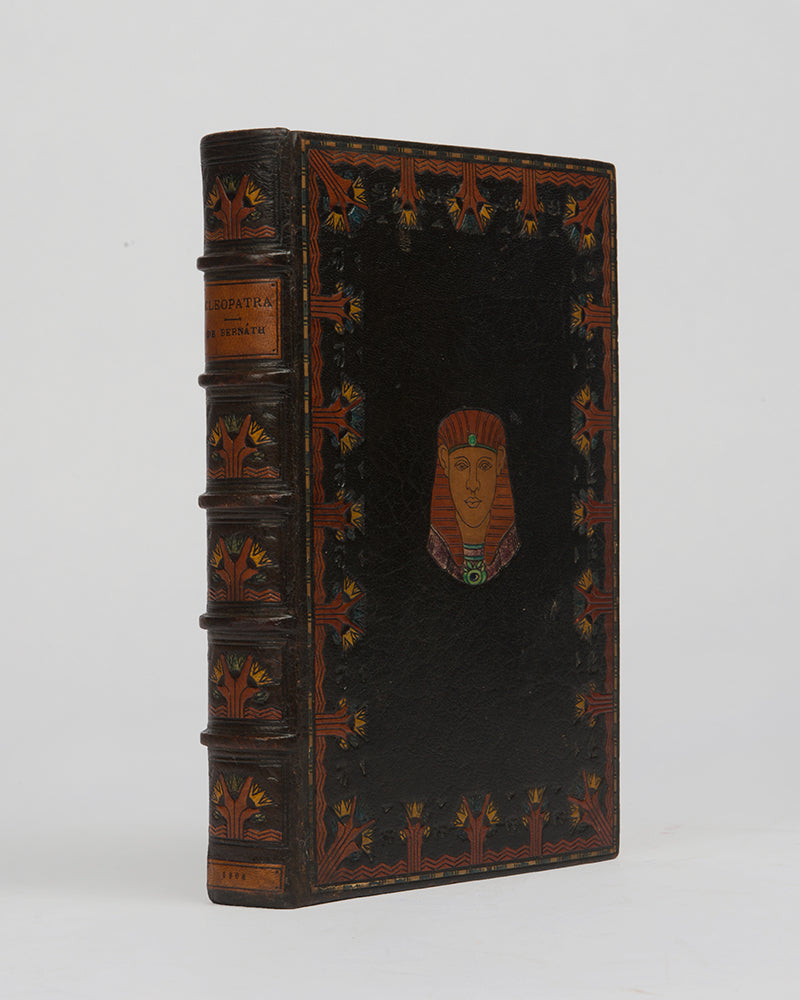 A specially bound copy by Sangorski & Sutcliffe of this book on Cleopatra for Colonel Kumar Sri Sir Ranjitsinhji Vibhaji II, with his bookplates and ownership inscription.