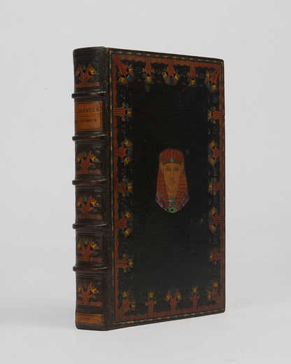 A specially bound copy by Sangorski & Sutcliffe of this book on Cleopatra for Colonel Kumar Sri Sir Ranjitsinhji Vibhaji II, with his bookplates and ownership inscription.