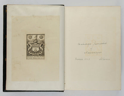 A specially bound copy by Sangorski & Sutcliffe of this book on Cleopatra for Colonel Kumar Sri Sir Ranjitsinhji Vibhaji II, with his bookplates and ownership inscription.