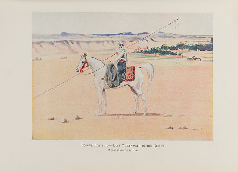 First edition of The Authentic Arabian Horse by Lady Wentworth, one of the foremost influential Arab Horse breeders of the twentieth century.