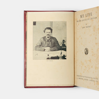 A handsome first English edition of My Life, The Rise and Fall of a Dictator by Leon Trotsky.