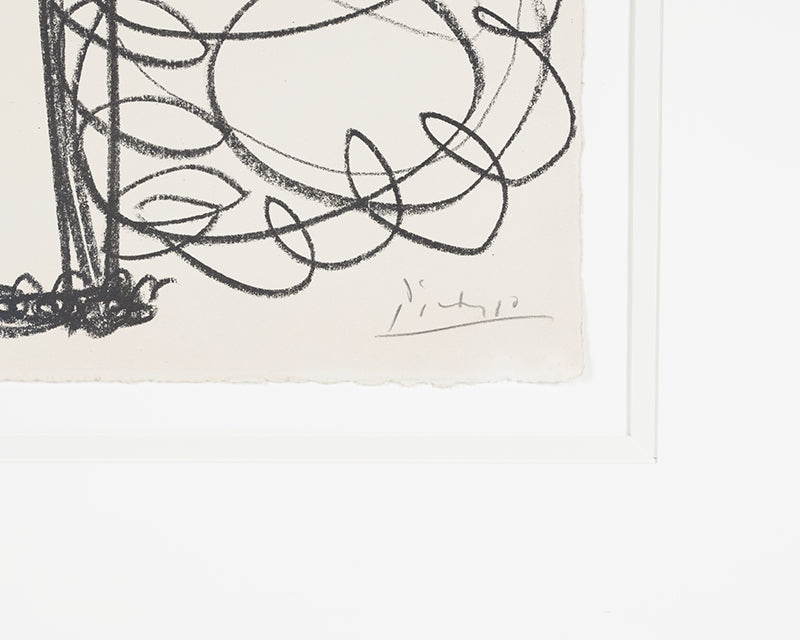 pablo picasso, francoise, 1946, lithograph, signed by the artist and numbered from the edition of 50