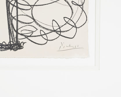 pablo picasso, francoise, 1946, lithograph, signed by the artist and numbered from the edition of 50