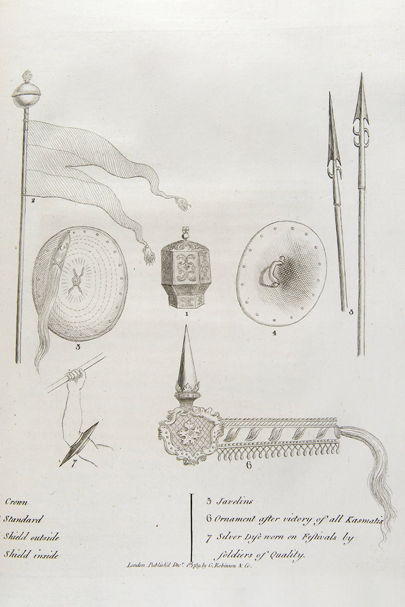 First edition of James Bruce's Travels to Discover the Source of the Nile, a fine set with remarkably clean and bright plates.