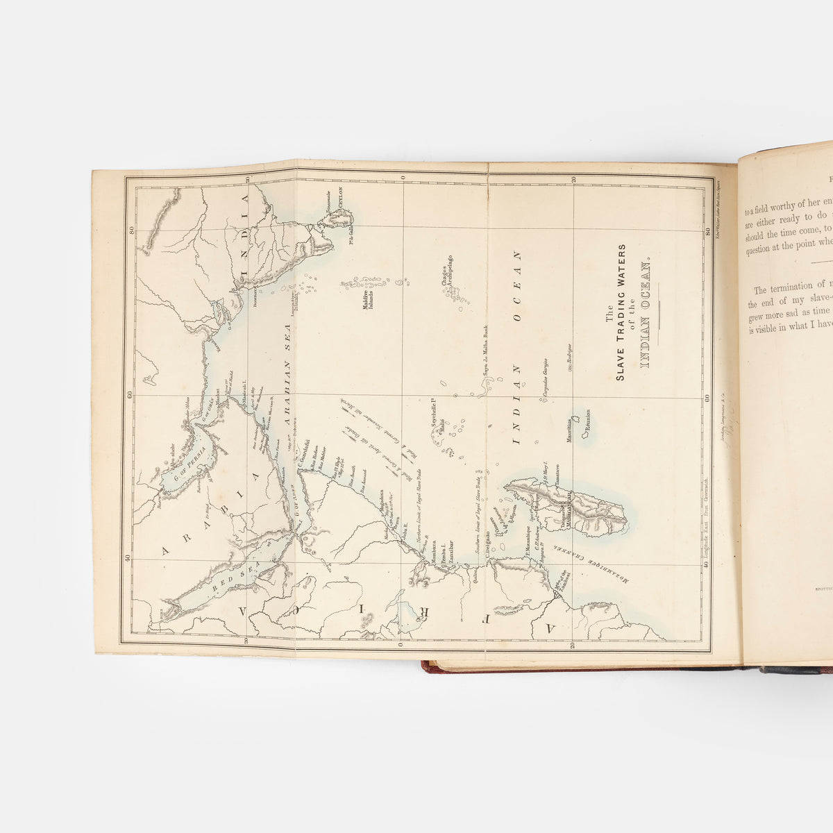 First edition of Slave-catching in the Indian Ocean by Philip Colomb, a scarce work by the inventor of 'Colomb's Flashing Signals', recounting his travels and encounters with the Omani slave trade.