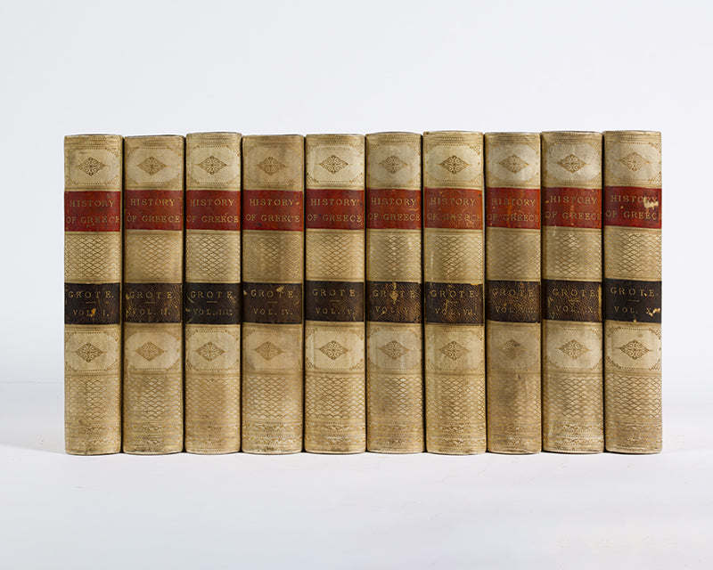 A wonderful set of books on the History of Greece by George Grote from 1872, chronicling the country's history from its ancient past to he days of Alexander the Great.
