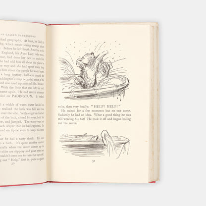 The debut of Paddington Bear a certain bear from Peru with a penchant for marmalade sandwiches, by Michael Bond; a very good first edition in the dust-jacket